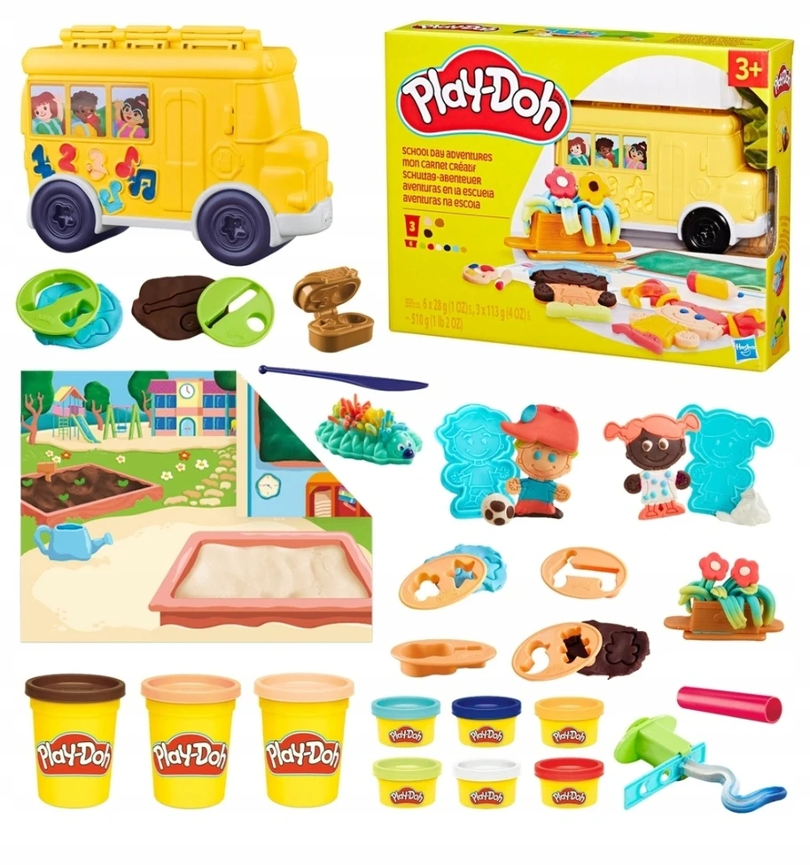 PLAY-DOH Rinkinys „Nuotykiai mokykloje“