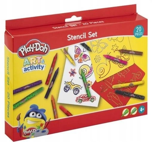 Play-Doh kūrybinis rinkinys su trafaretais - Grafix