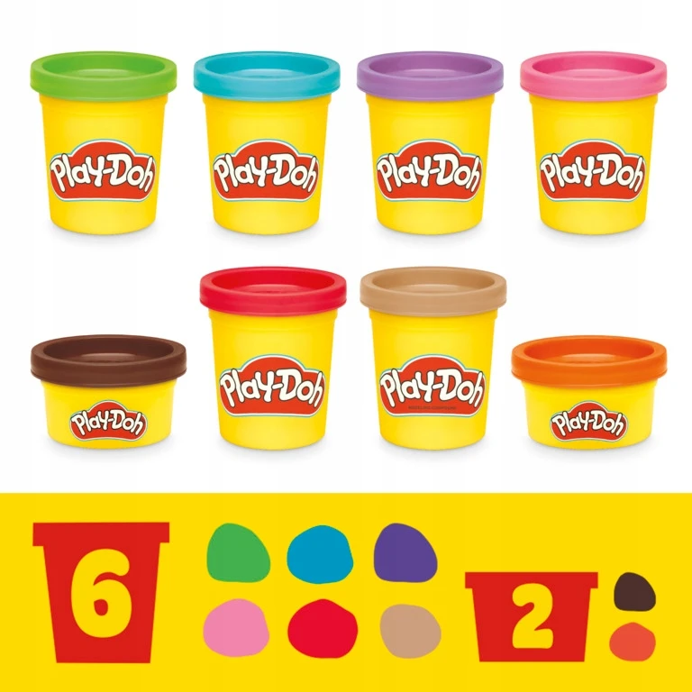 Play-doh "mano Veterinaras" rinkinys su 8 spalvų mase