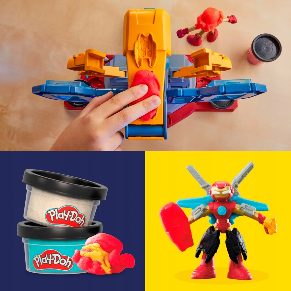PLAY-DOH MARVEL CASTRY DIDELIS RINKINYS LABORATORIJA IRON MAN LIGHT SOUND