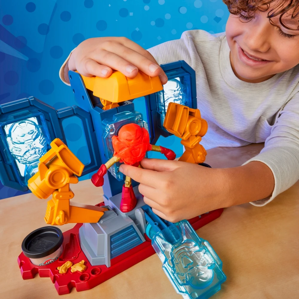PLAY-DOH MARVEL CASTRY DIDELIS RINKINYS LABORATORIJA IRON MAN LIGHT SOUND