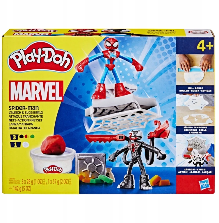 Hasbro PLAY-DOH Rinkinys „Žmogus-voras: superherojų kova“