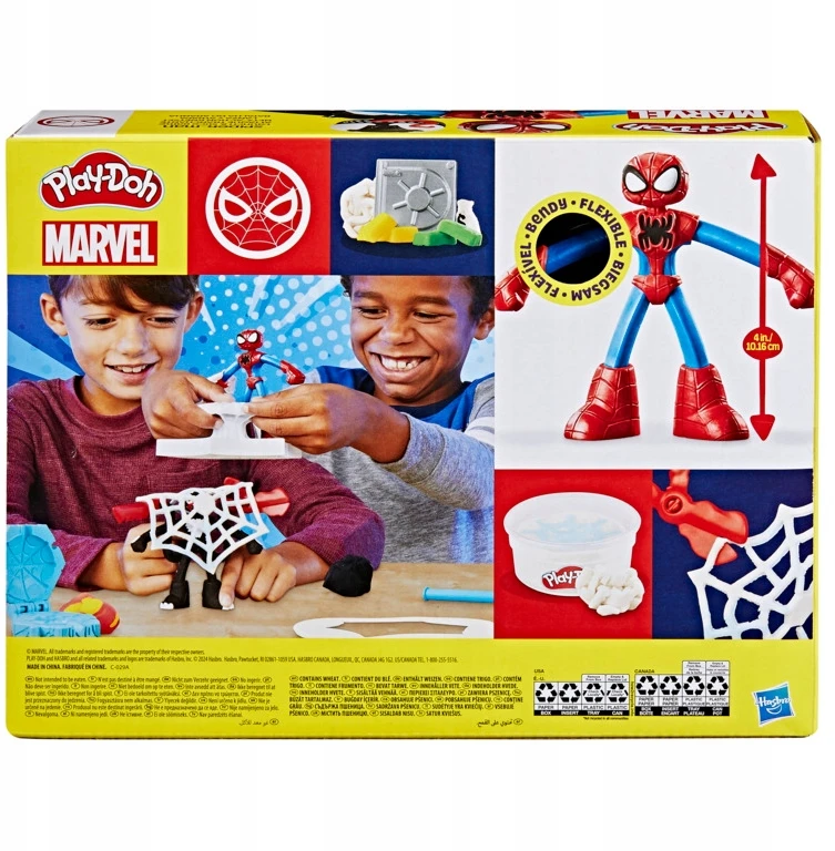 Hasbro PLAY-DOH Rinkinys „Žmogus-voras: superherojų kova“