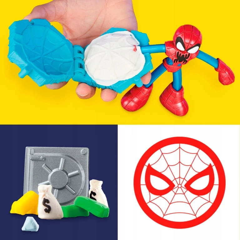 Hasbro PLAY-DOH Rinkinys „Žmogus-voras: superherojų kova“
