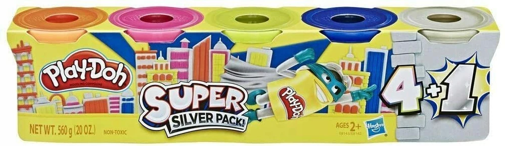 Play-doh masė 5 spalvų, 560g