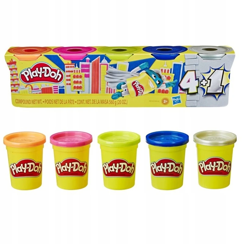 Play-doh masė 5 spalvų, 560g