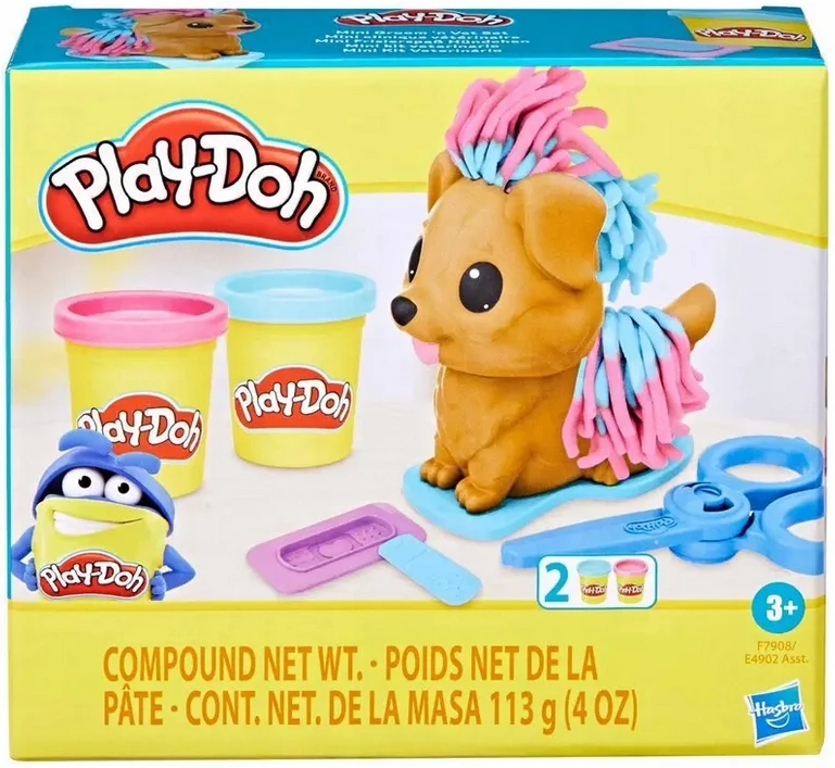 Play-doh Mini Dog Kirpykla Hasbro šuns figūrėlė