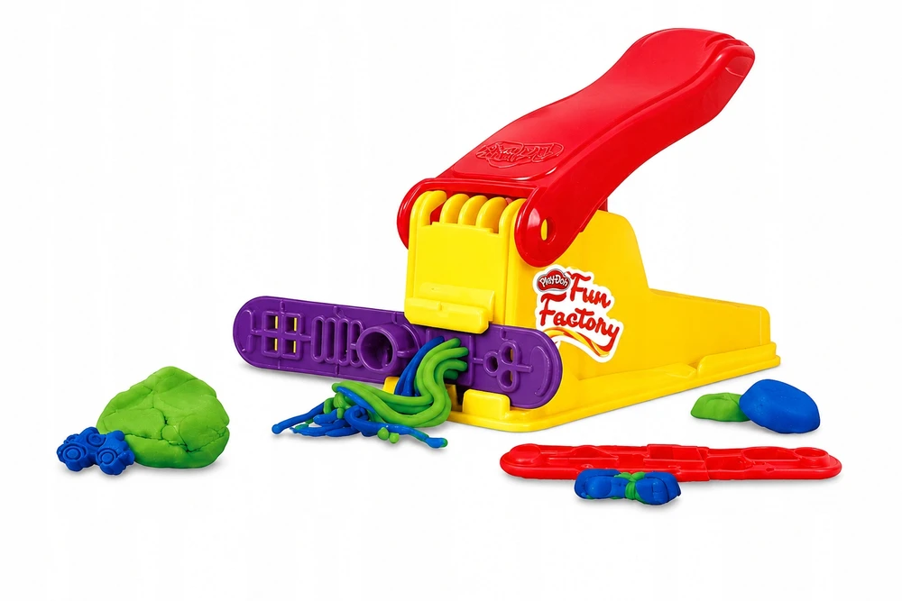Play-Doh Mini Fun Factory 3+ tešlos išspaudimo mašina