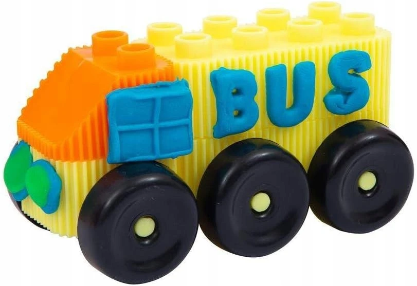 Play-doh Mokyklinis Rinkinys: 76 Detalės, Plastelinas ir Statybiniai Elementai