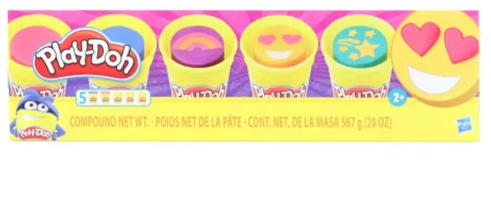 Hasbro PLAY-DOH Plastilinas „Linksmybės“, 5 vnt.