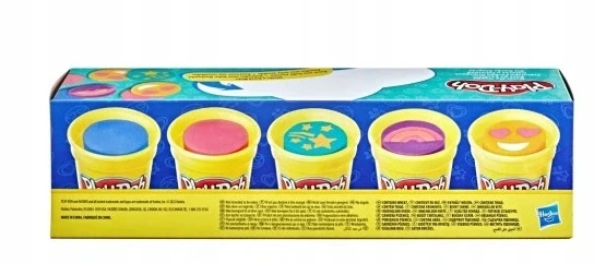 Hasbro PLAY-DOH Plastilinas „Linksmybės“, 5 vnt.