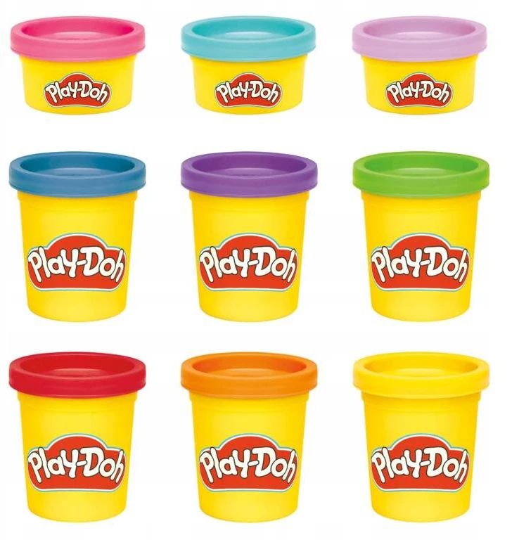 Play-Doh Play-Doh 9 spalvų vamzdžių rinkinys Hasbro F7965
