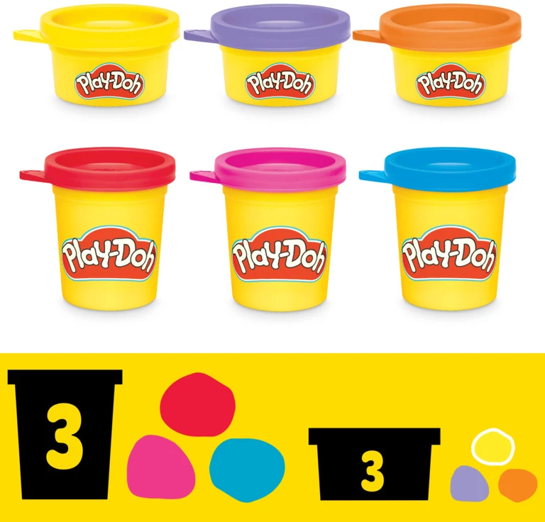 PLAY-DOH Rinkinys „Disney Jr: antspaudukai, mega pakuotė“