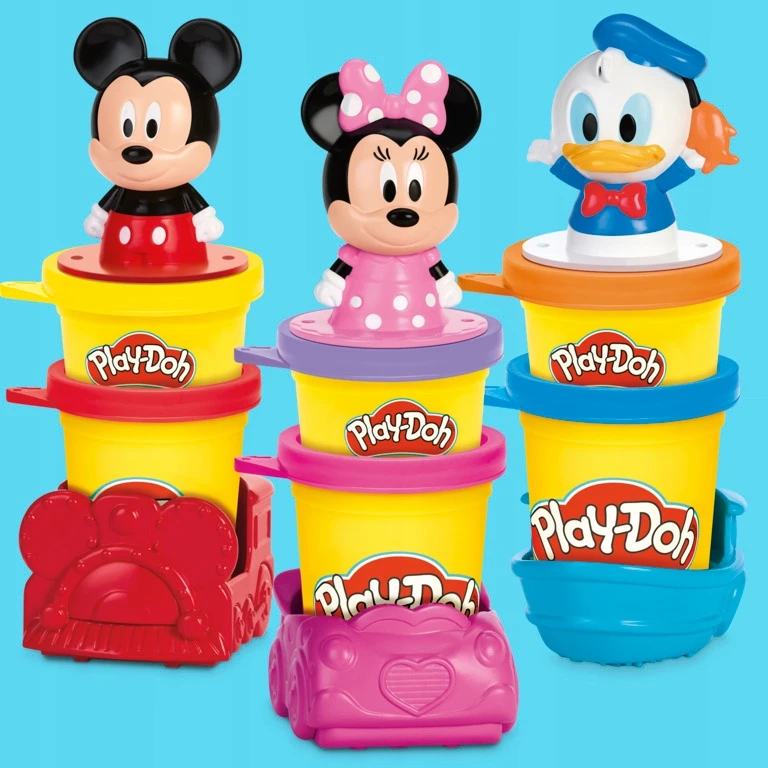 PLAY-DOH Rinkinys „Disney Jr: antspaudukai, mega pakuotė“