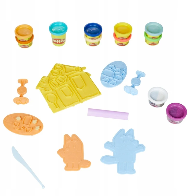 Lipdymo rinkinys vaikams Play-DOH Bluey, 11 indelių