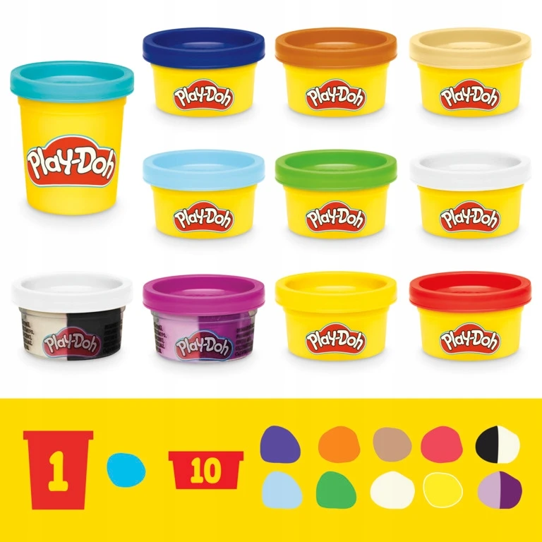 Lipdymo rinkinys vaikams Play-DOH Bluey, 11 indelių