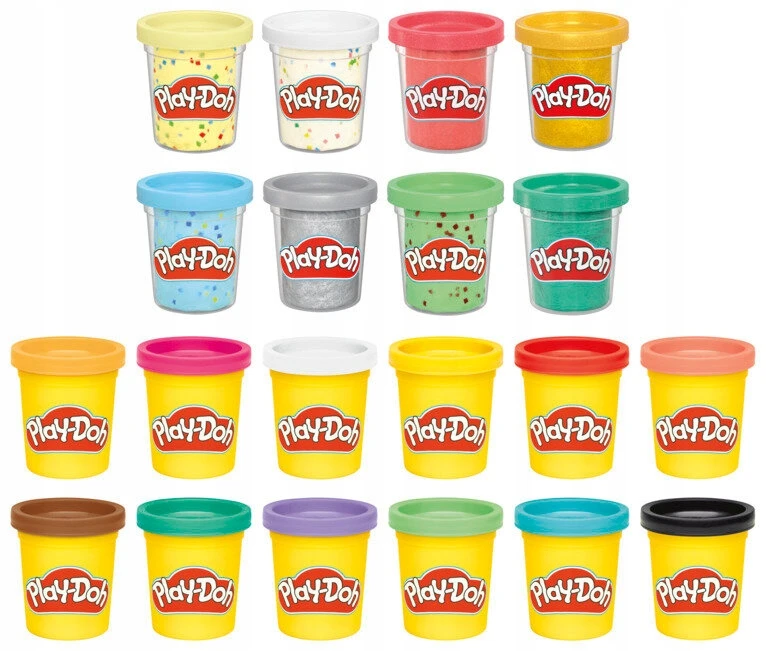 Play-Doh Play-Doh rinkinys Sukurkite ir švęskite CONFETTI GLITTER Hasbro 20 TUB