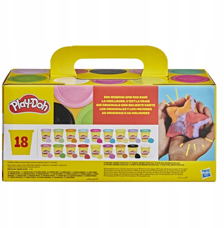 Play-Doh Play-Doh Tubes Imagination Set 18 vamzdelių papildo Hasbro G0522