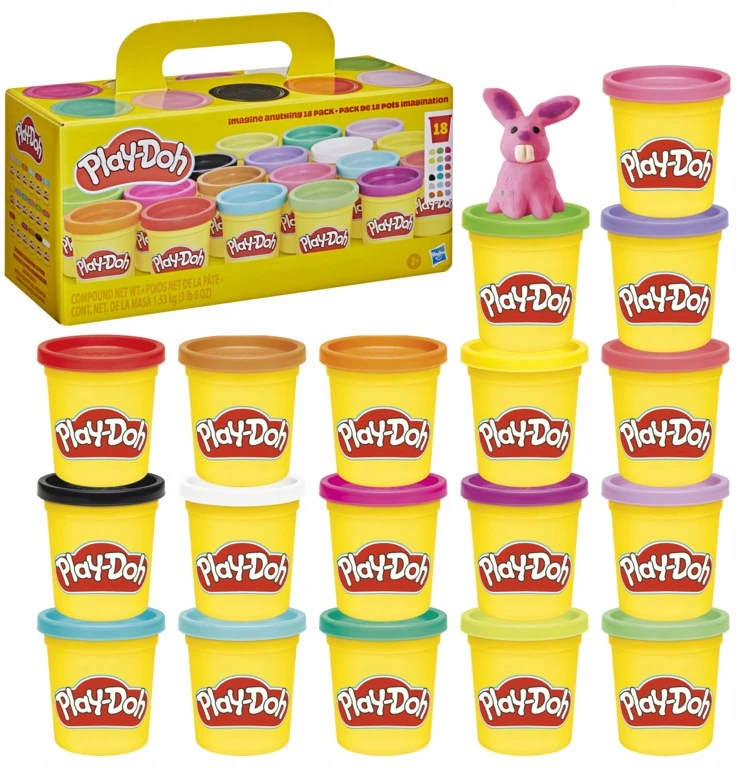 Play-Doh Play-Doh Tubes Imagination Set 18 vamzdelių papildo Hasbro G0522