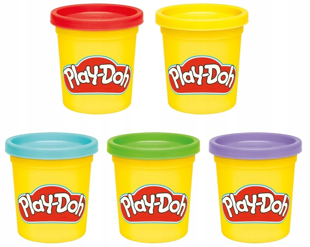 PLAY-DOH Plastilino rinkinys, 5 vnt.