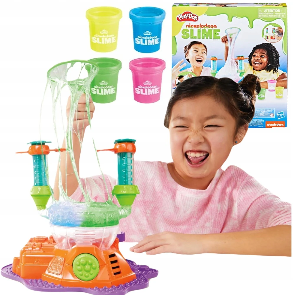 PLAY-DOH SLIME TORTŲ RINKINYS DIDELI LABORATORIJOS BURUBULĖLIAI + 4 VAMZDELIAI
