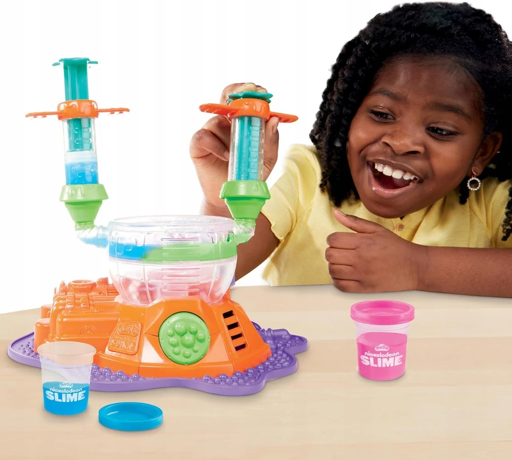 PLAY-DOH SLIME TORTŲ RINKINYS DIDELI LABORATORIJOS BURUBULĖLIAI + 4 VAMZDELIAI