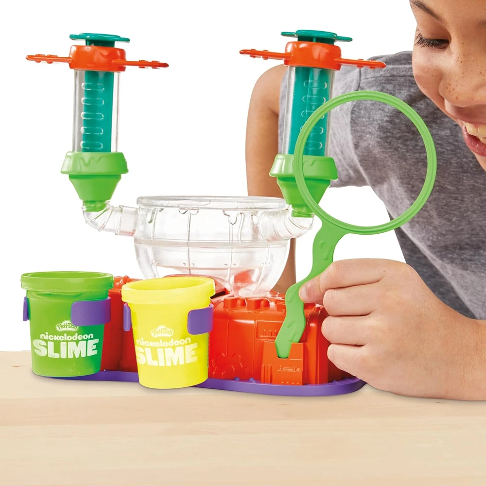 PLAY-DOH SLIME TORTŲ RINKINYS DIDELI LABORATORIJOS BURUBULĖLIAI + 4 VAMZDELIAI