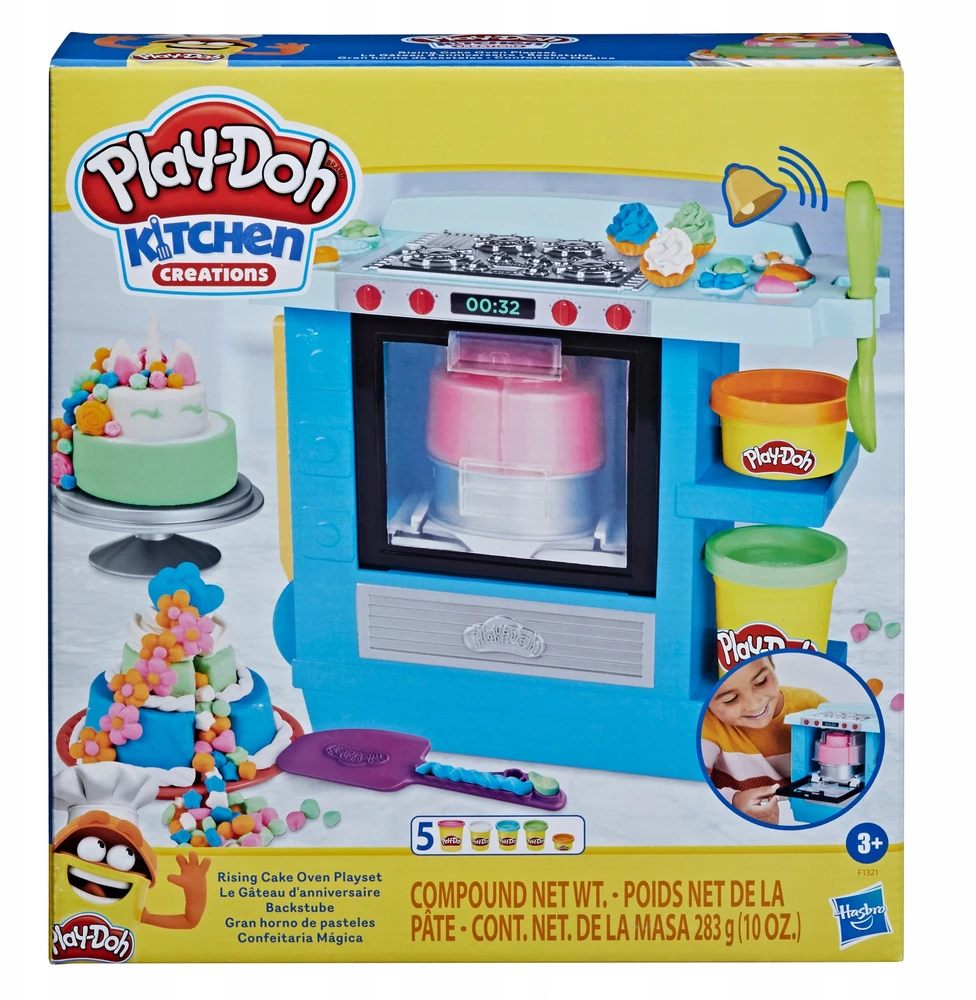 Hasbro PLAY DOH plastilino rinkinys Rising Cake Oven, F13215L0