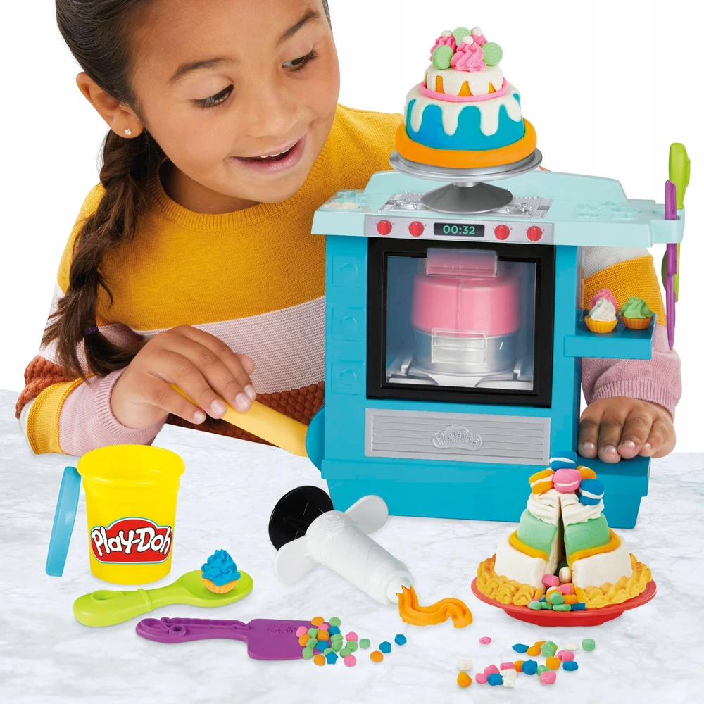 Hasbro PLAY DOH plastilino rinkinys Rising Cake Oven, F13215L0