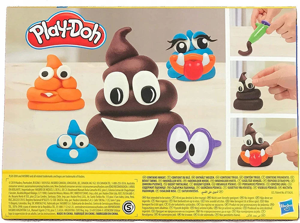 Hasbro „PLAY-DOH“ TORTAUS KAKSŲ KARBA JUOKINGOS KAKSOS E8584
