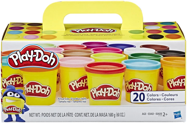 Plastelininio modeliavimo priemonių rinkinys vaikams Play-Doh, 20 spalvų