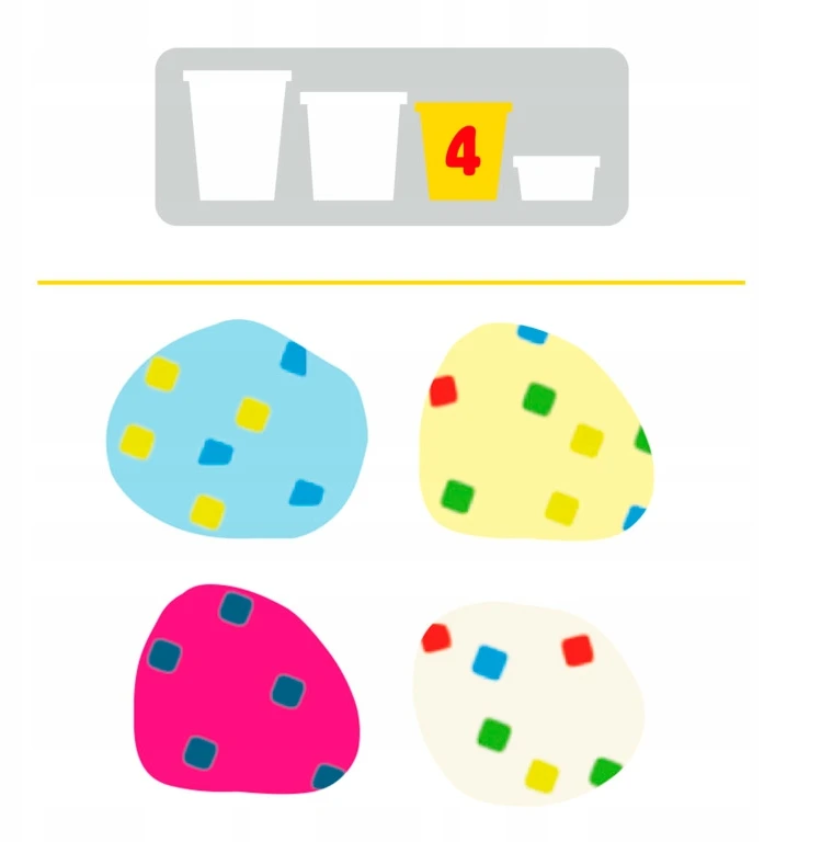 Hasbro PLAY-DOH Konfeti plastilino rinkinys, 4 vnt.