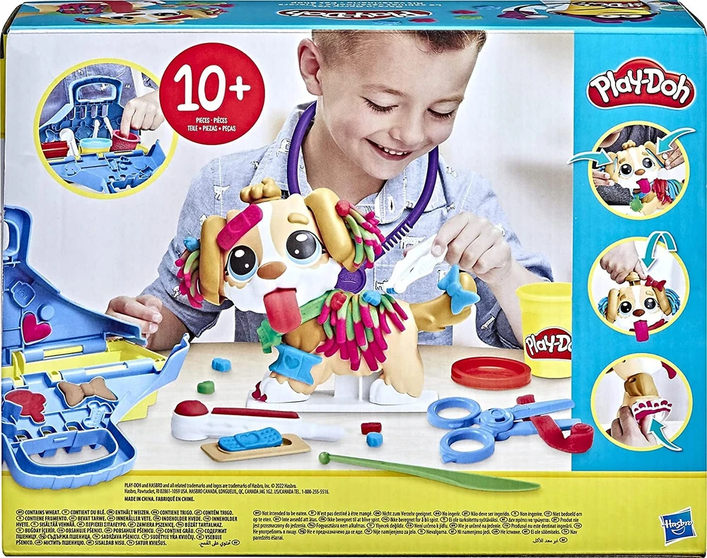 Play-Doh žaidimų tešlos rinkinys Apsilankymas pas veterinarą Hasbro F3639