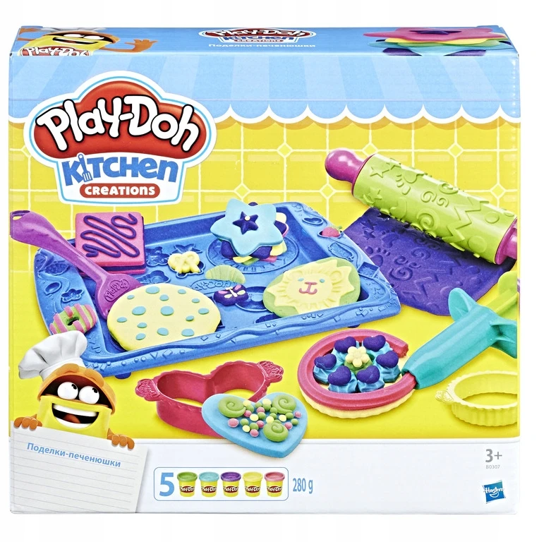 Play-Doh žaidimų tešlos rinkinys Sweet Cookies Hasbro B0307