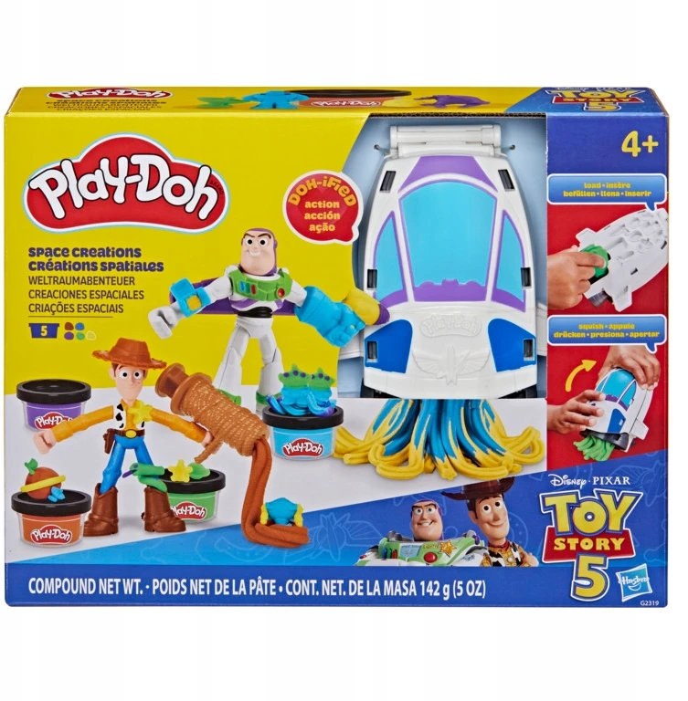 PLAY-DOH Žaidimų rinkinys „Žaislų istorija: kosminiai kūriniai“