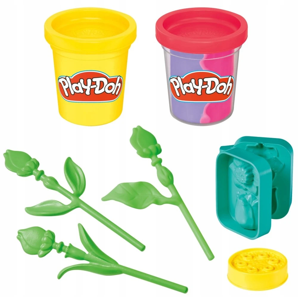 PLAY-DOH Žaidimų tešlos TULPPIŲ IR narcizų rinkinys su priedais G2478