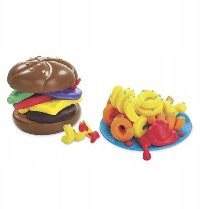 PLAY-DOH Žaisti tešlą BURGER SU GRUPĖTOMIS E5472 HASBRO