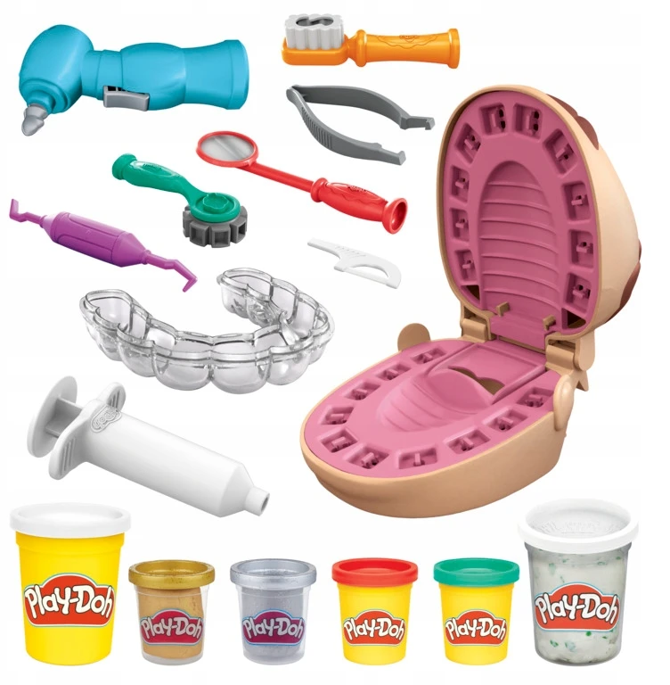 Play Doh žaisti tešlos rinkinys Dentist Hasbro F1259