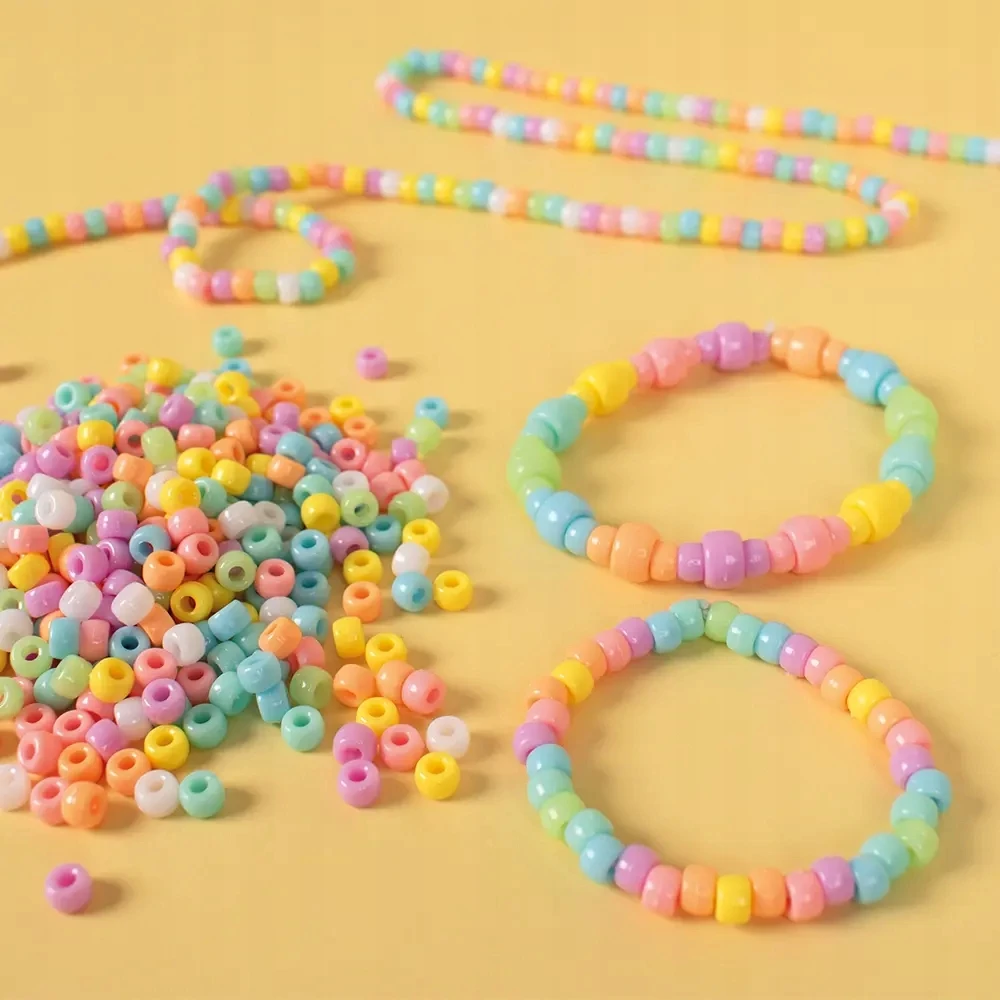 Playbox PONY karoliukai spalvingi pasteliniai kibirai papuošalai apyrankė pasidaryk pats 5100vnt