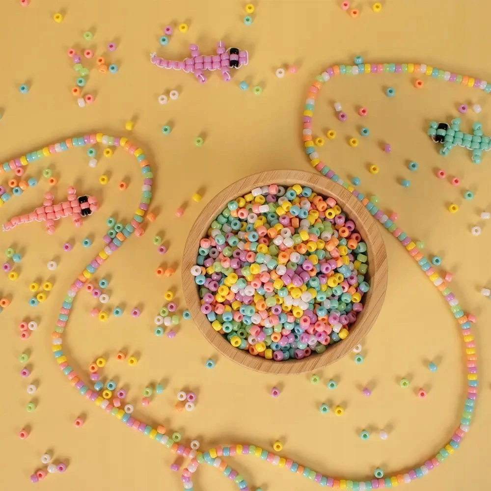 Playbox PONY karoliukai spalvingi pasteliniai kibirai papuošalai apyrankė pasidaryk pats 5100vnt