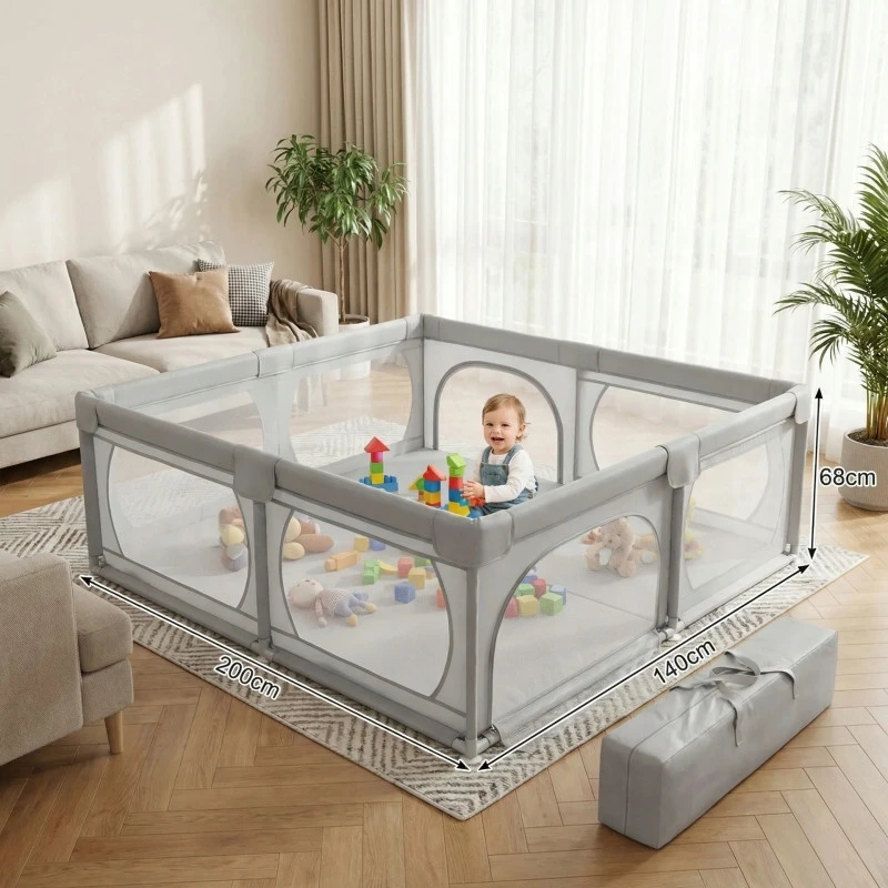 PLAYJOY KOJEC DZIECIĘCY DLA DZIECI Žaidimų aikštelė SUCHY BASEN DUŻY 200X140CM