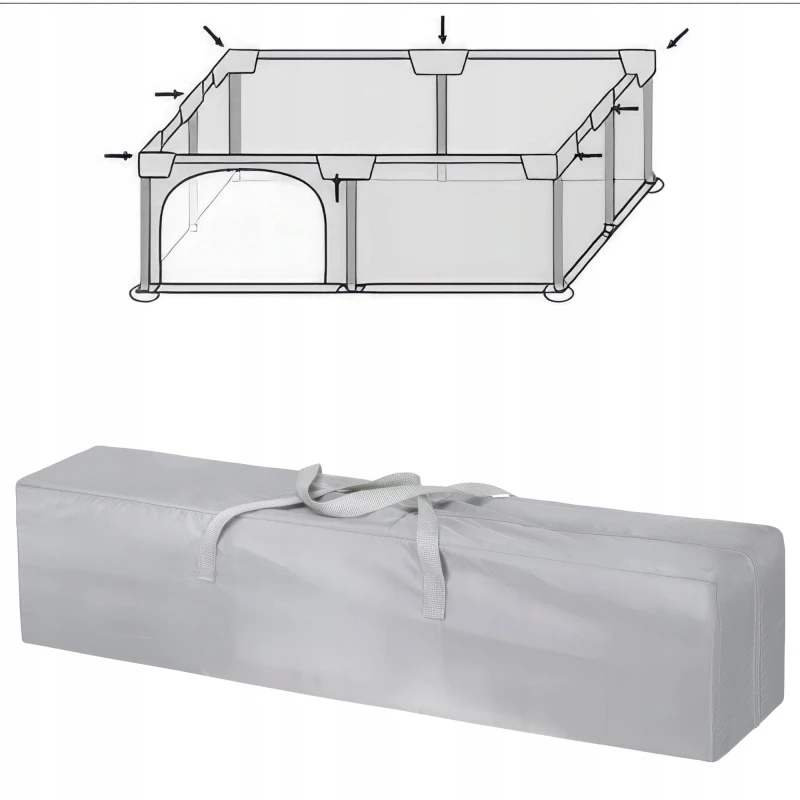 PLAYJOY KOJEC DZIECIĘCY DLA DZIECI Žaidimų aikštelė SUCHY BASEN DUŻY 200X140CM
