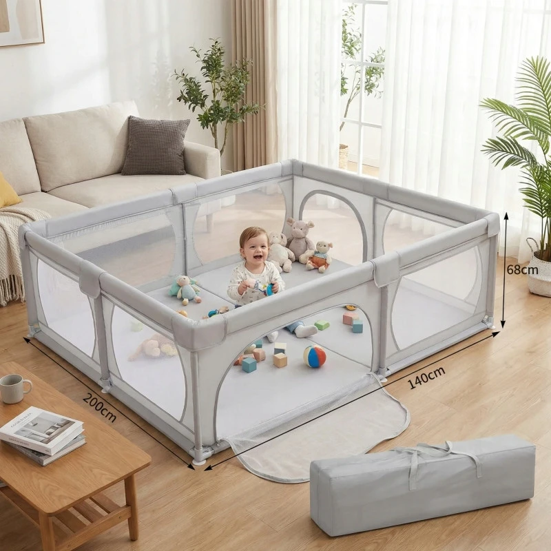 PLAYJOY KOJEC DZIECIĘCY DLA DZIECI Žaidimų aikštelė SUCHY BASEN DUŻY 200X140CM