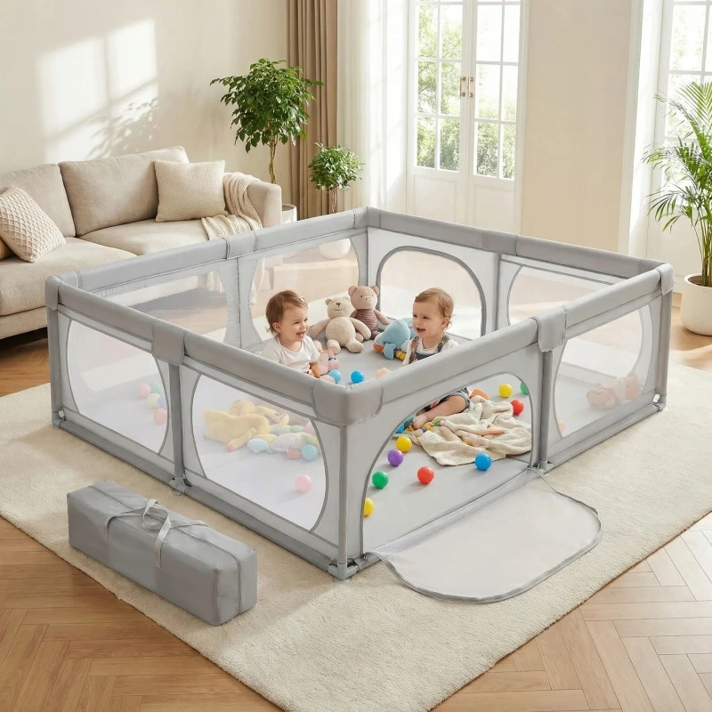 PLAYJOY KOJEC DZIECIĘCY DLA DZIECI Žaidimų aikštelė SUCHY BASEN DUŻY 200X180CM