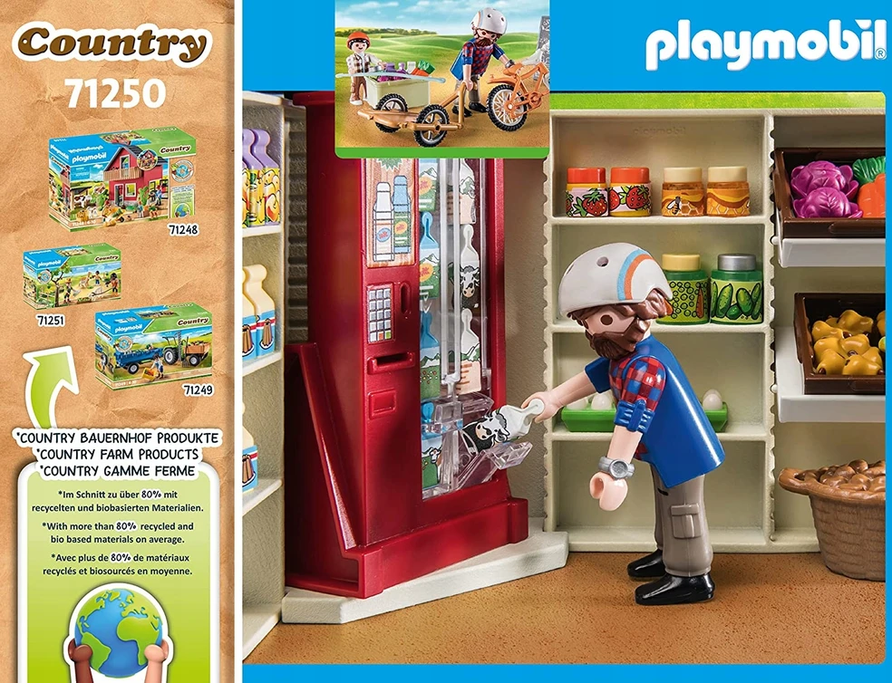 PLAYMOBIL 24 valandas veikianti ūkio parduotuvė 71250