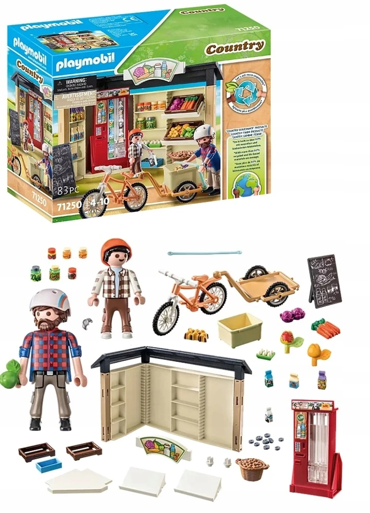 PLAYMOBIL 24 valandas veikianti ūkio parduotuvė 71250