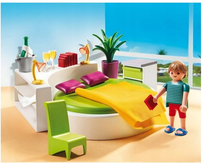 PLAYMOBIL 5583 namas BEDROOM apvalus miegamasis kambarys