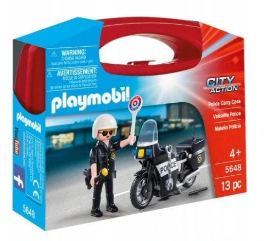 PLAYMOBIL CITY ACTION rinkinys-lagaminėlis Policija, 5648