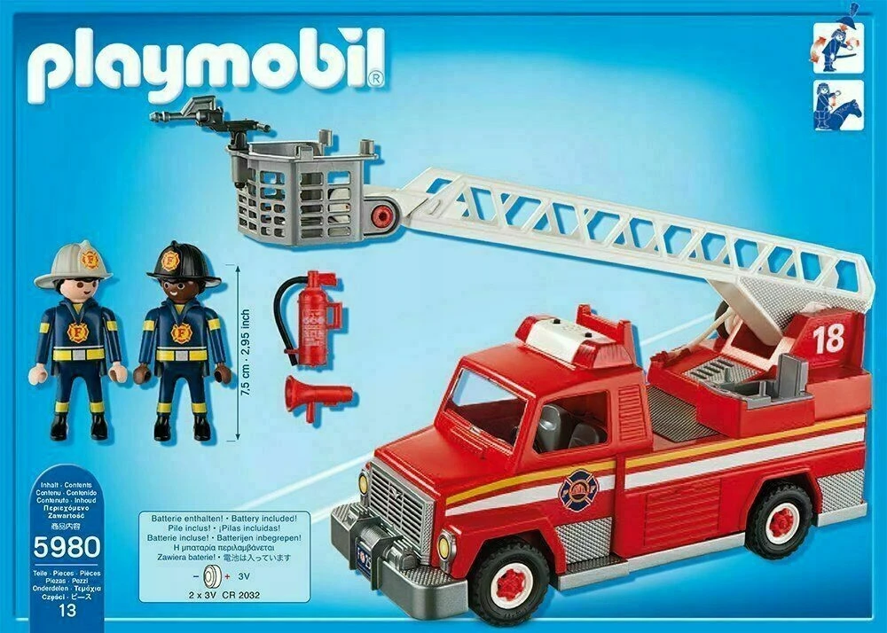 PLAYMOBIL 5682 AMERICAN FIRE BRITAIN SU KOPĖČIOMIS