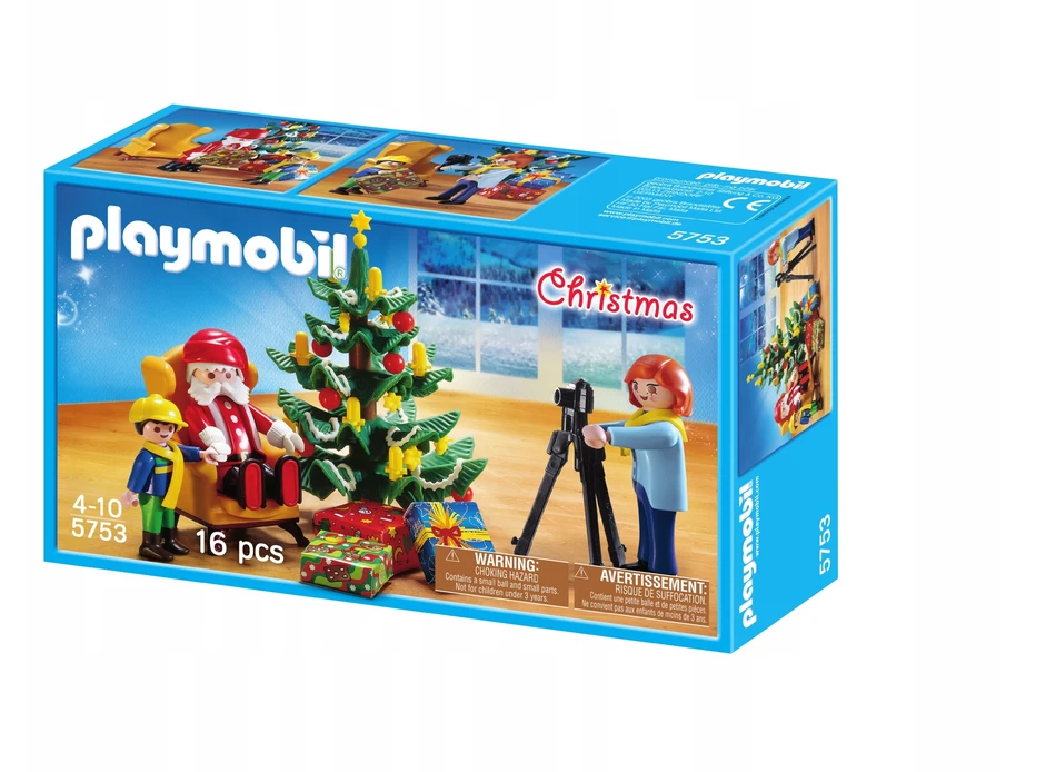 Playmobil Rinkinys su figurkami Christmas 5753 Zdjęcie ze Świętym Mikołajem